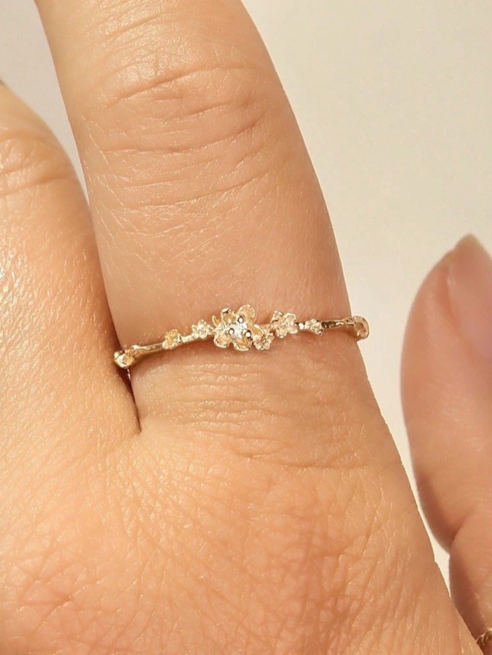 Catbird Laurie Fleming Buttercup Ring 14k Rose Gold Yellow Sapphire Size 8